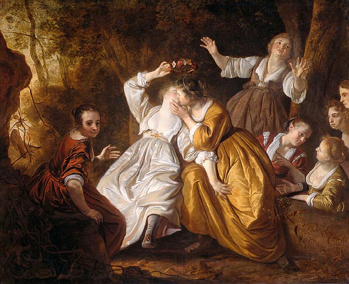 Jacob van Loo Amarillis crowning Mirtillo Spain oil painting art